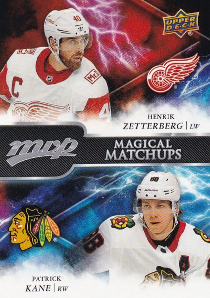 insert karta ZETTERBERG/KANE 18-19 MVP Magical Matchups číslo MM-3